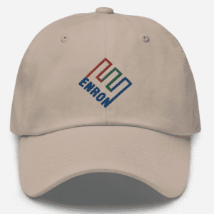 Enron Embroidered Logo Dad Hat