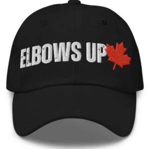 Canada Elbows Up Embroidered Cap