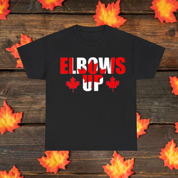 Elbows Up Canada Strong and Free Proud Canadian T-Shirt